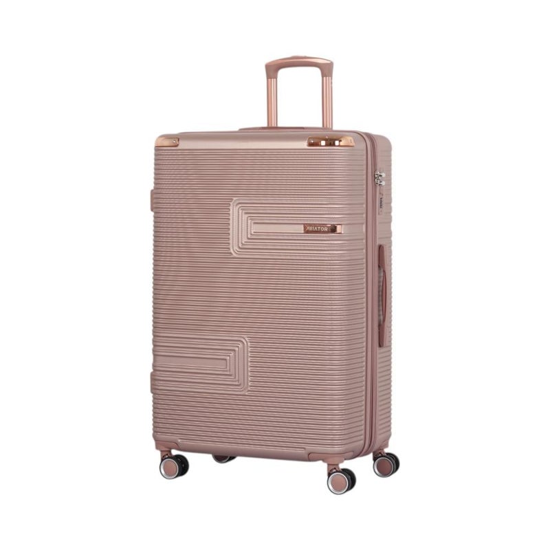 أفياتور شنط سفر  دبش عروسة - مكون من 4قطع ويشمل حقيبتين يد - بكفرات دبل وقفل رقمي ثابت -  ماركة / AVIATOR - Image 2